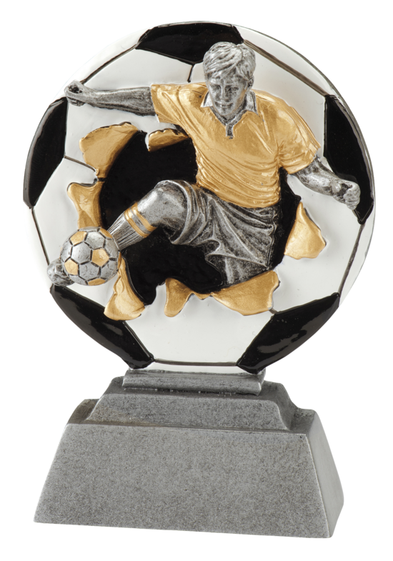 Futbola Statuete "Spēlētājs Sitienā"