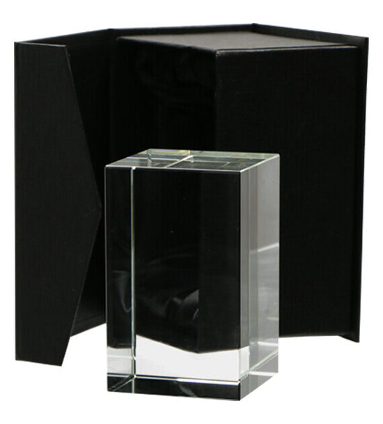 Kvadrātains stikla apbalvojums