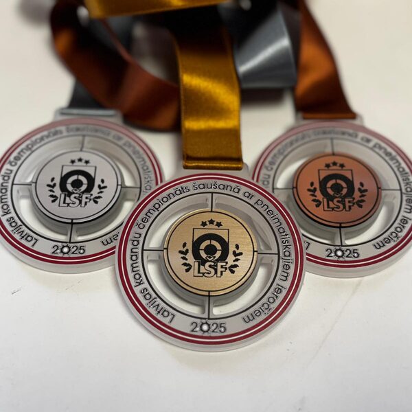 Latvian Shooting Federation - metal medals