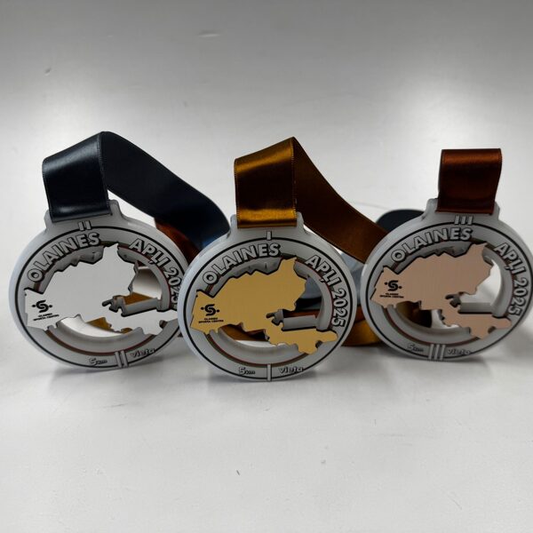 Olaine Circles 2025 - acrylic glass medals