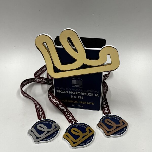 Riga Motor Museum Cup - acrylic glass medals and trophies