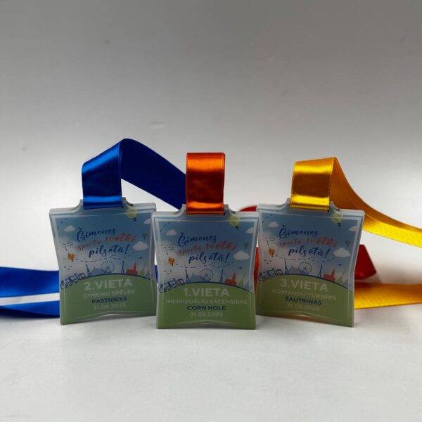 Family Sports Festival - artificial stone medals