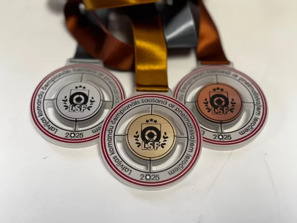 Latvian Shooting Federation - metal medals