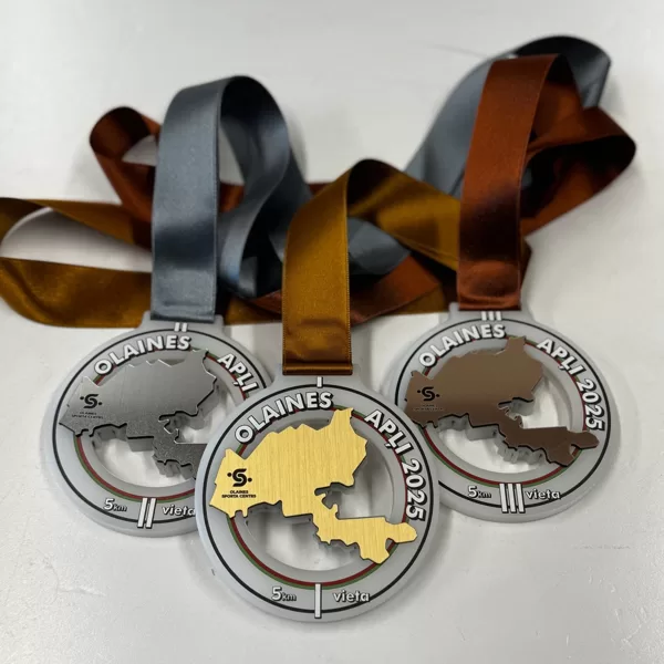 Olaine Circles 2025 - acrylic glass medals
