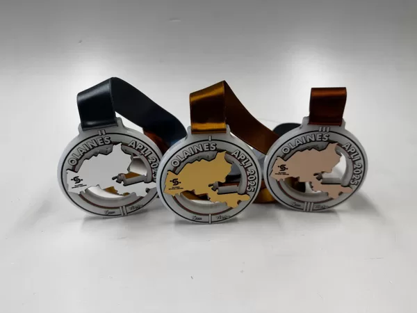 Olaine Circles 2025 - acrylic glass medals