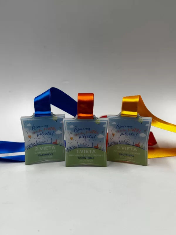 Family Sports Festival - artificial stone medals