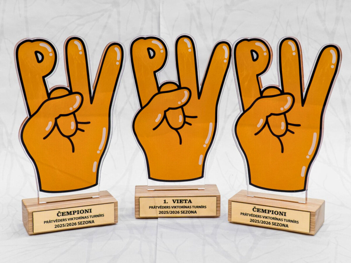 Custom Trophies for Quizzes, Trivia Nights, and Academic Olympiads